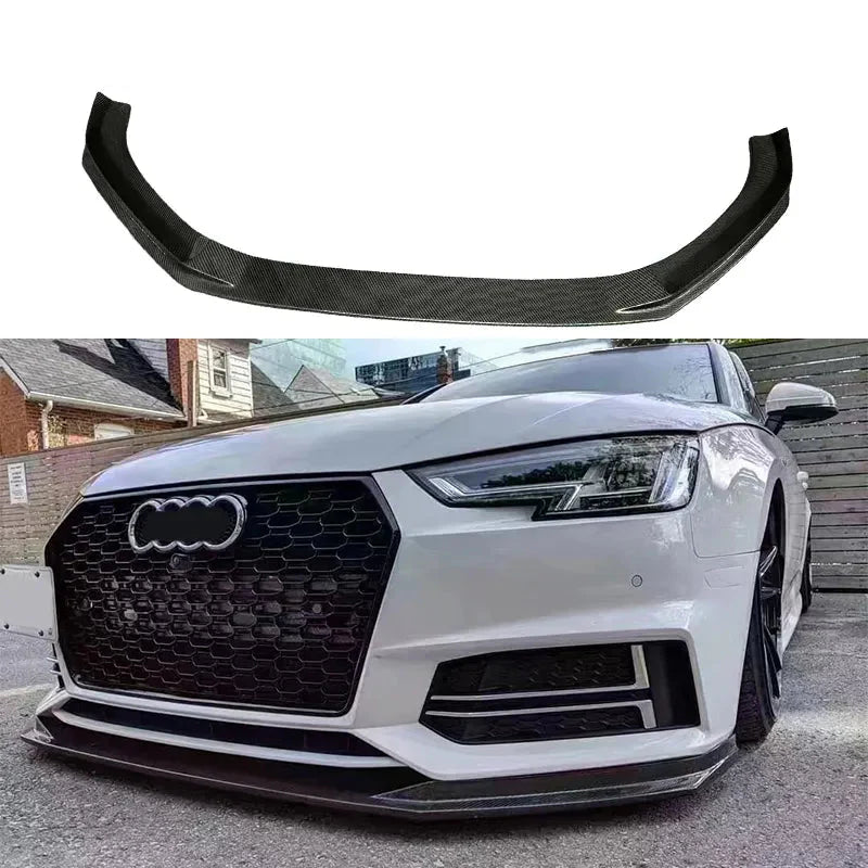 Carbon Fiber Front Lip V2 - Audi A4 S4 B9