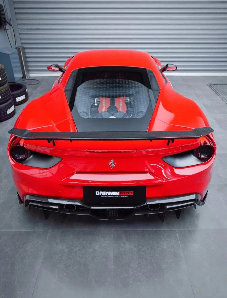 Performance Carbon Fiber Rear Wing - Ferrari 488 GTB
