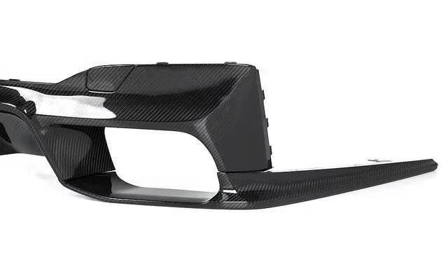 BMW F90 M5 Rear Carbon Fiber Finned Diffuser