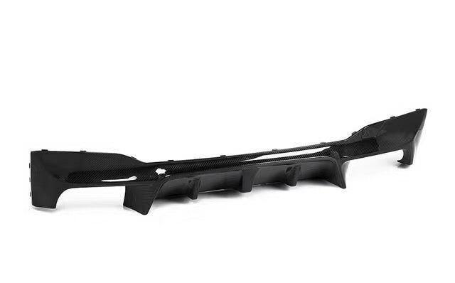 BMW F90 M5 Rear Carbon Fiber Finned Diffuser
