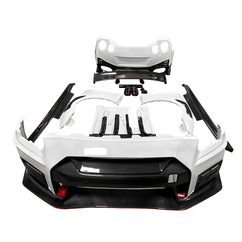 Nismo Style Carbon Fiber Complete Body Kit - Nissan R35 GTR