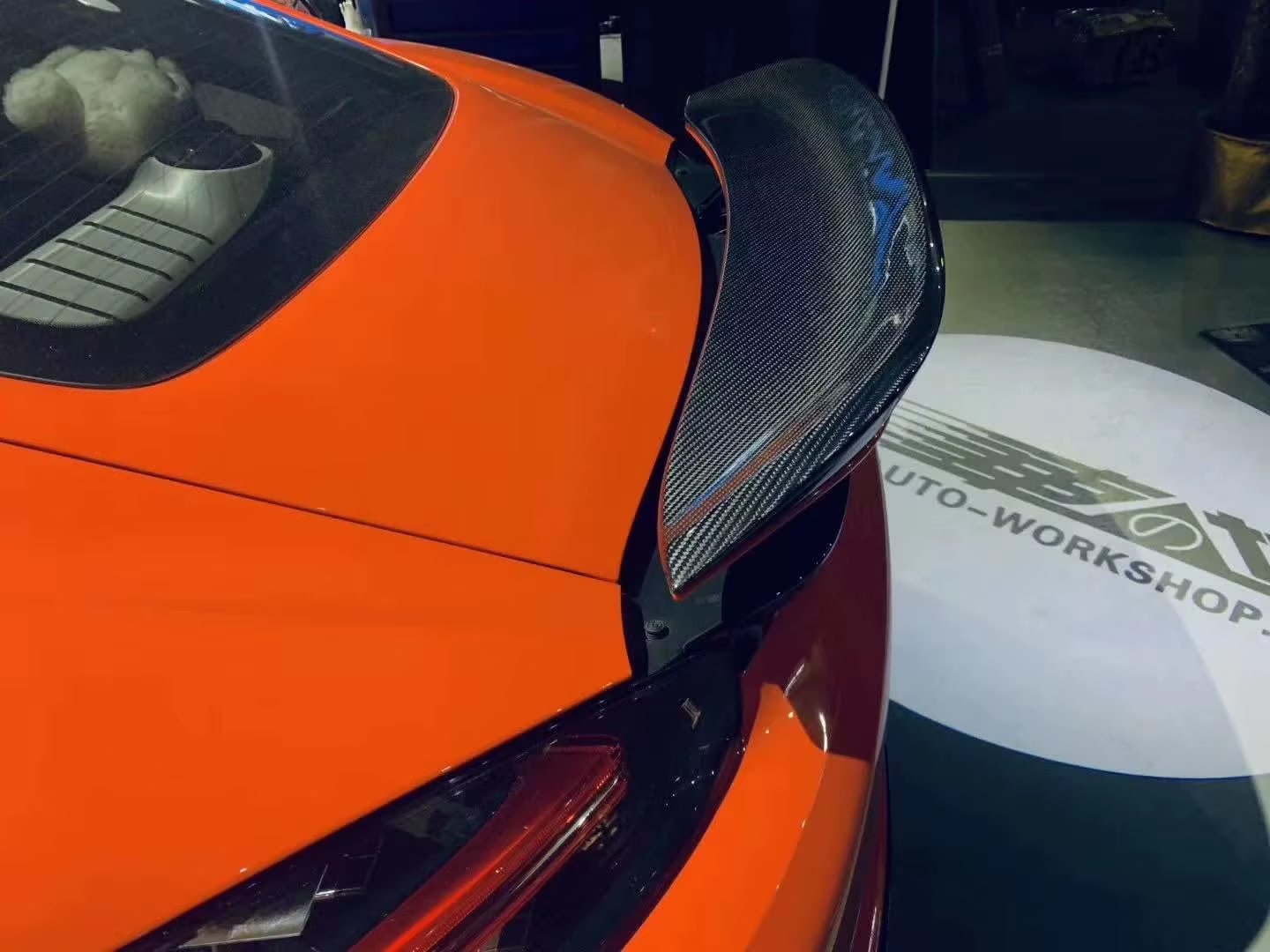 Carbon Fiber Rear Spoiler - Porsche 718 boxster cayman 2016-2019