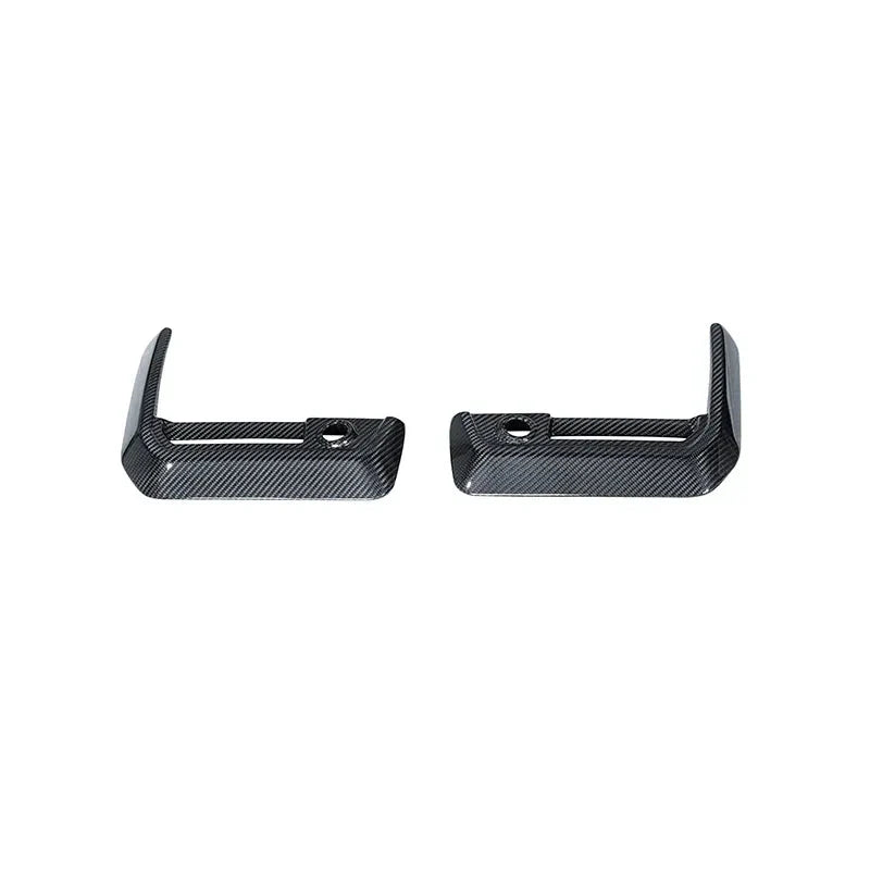 V2 Prepreg Dry Carbon Fiber PT Style Rear Canard Trim - BMW G87