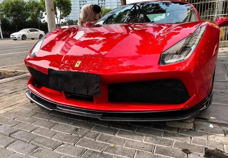 Ferrari 488 Carbon Fiber Artisan AP Front Lip