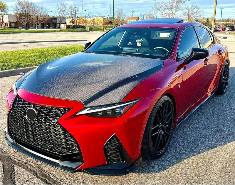 Carbon Fiber OEM Style front Hood - Lexus  IS 300, IS 350, and IS 500 2021-2024