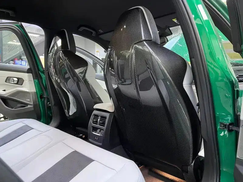 BMW G80 M3/G82/G83 M4/ F91/F92/ & F93 M8 Carbon Fiber Rear Seat Cover