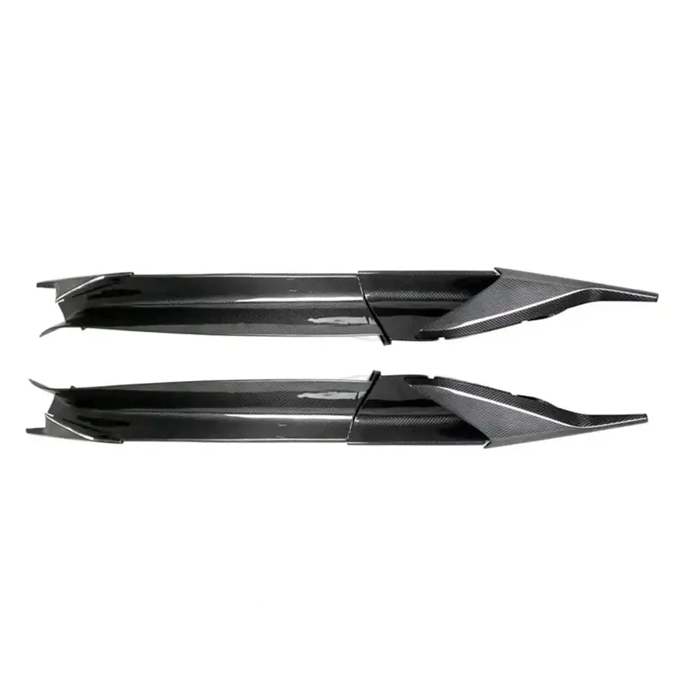 Dry Carbon Fiber D Style Side Skirts - Maserati MC20 2020 to 2023