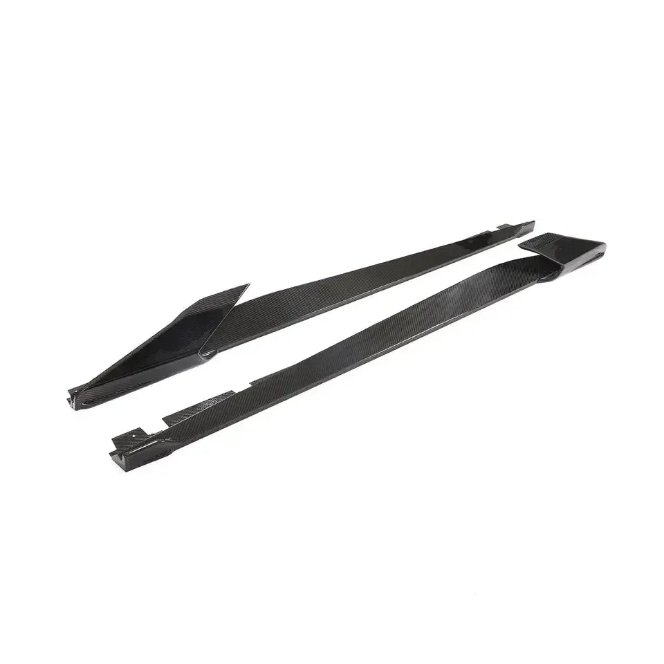 Ferrari 488 Carbon Fiber Side Skirt Extensions