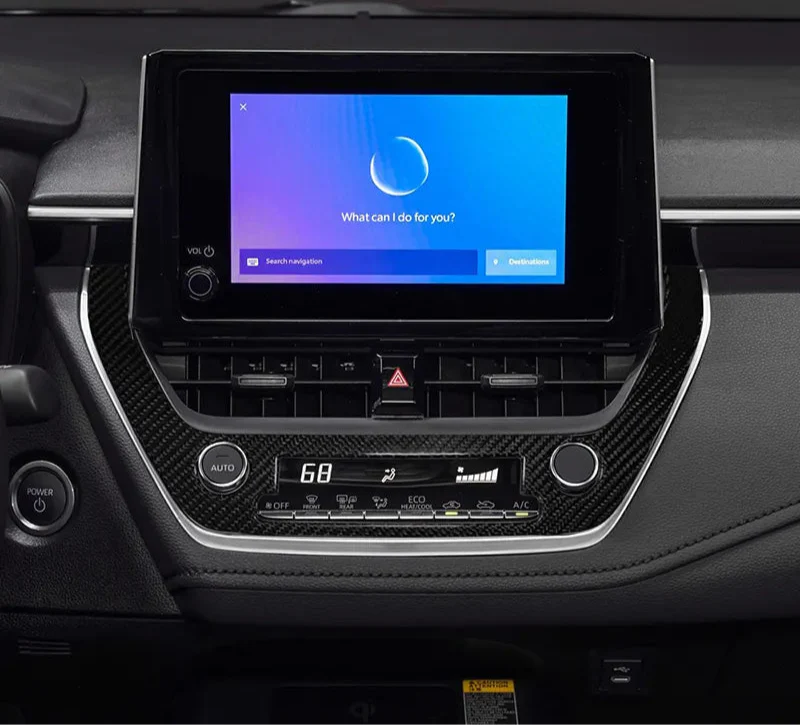 Carbon Fiber Interior Center A/C Cover Trim- Toyota GR Corolla 2023+