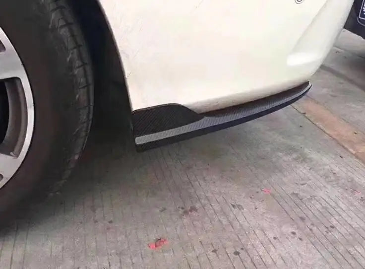 Carbon Fiber Rear Bumper Splitter Canard - Mercedes Benz W205 C63 AMG C300 C400 C43 AMG Sedan 15-19