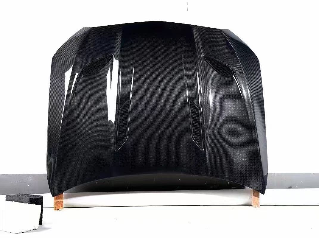 Carbon Fiber Vented Engine Hood - Mercedes Benz C-series C200 C300 C43 C63S W206