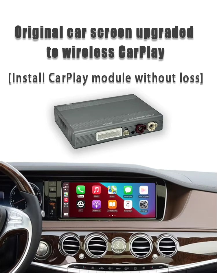Apple Carplay & Android Auto Retrofit - Mercedes Benz B-Class, S-Class, C-Class, and A Class