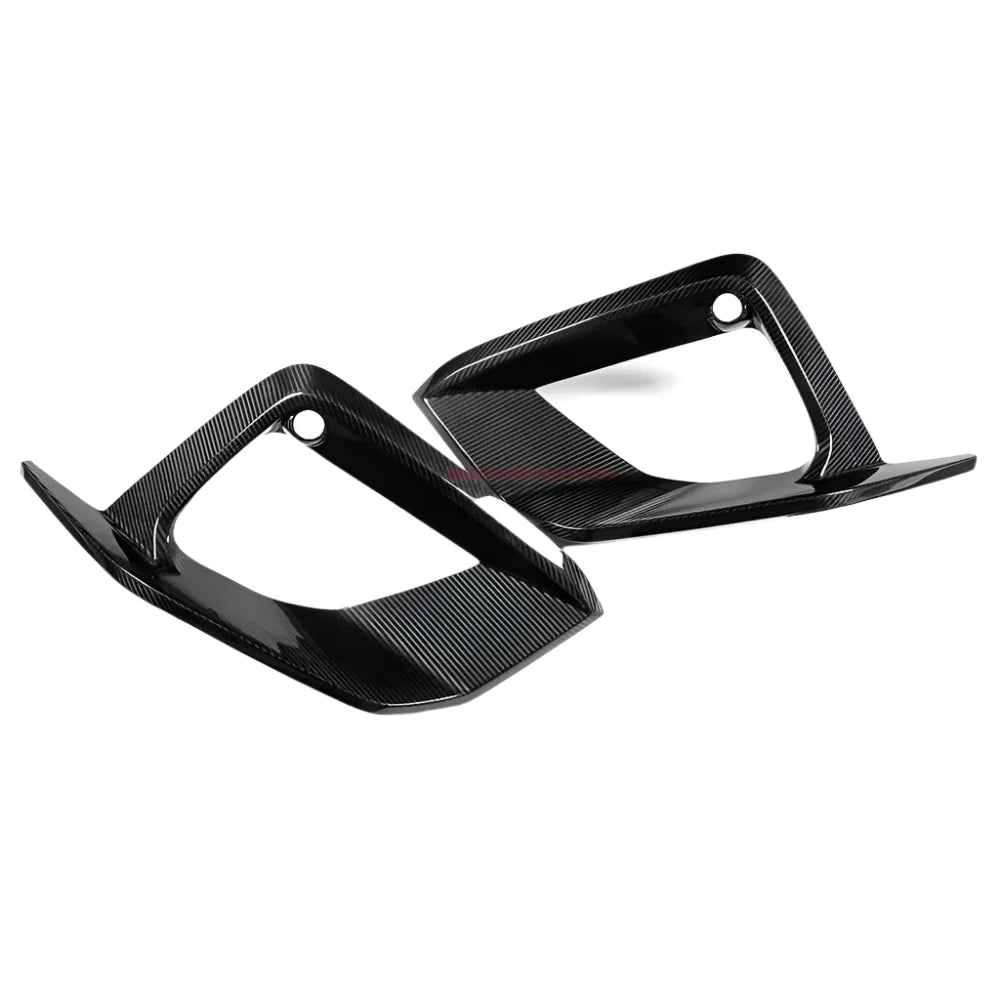 Carbon Fiber Front Fog Light Grille Cover Trim - Acura Integra Type S 2023-2025