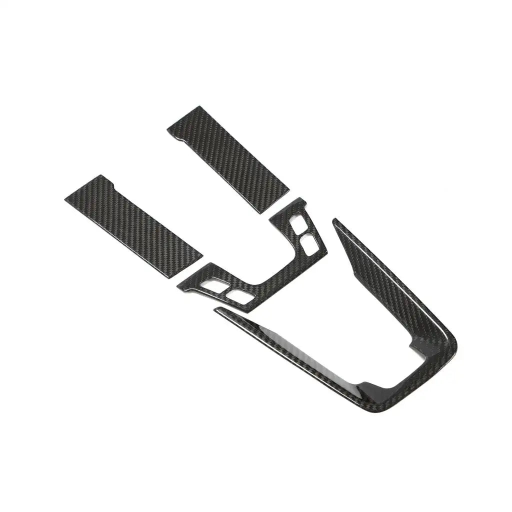 Prepreg Carbon Fiber Interior Center Console Trim Kit - Porsche Carrera 4 4S/Turbo S/Carrera 4 GTS 4S/Targa GTS 4S Coupe 2-Door 2019-2022