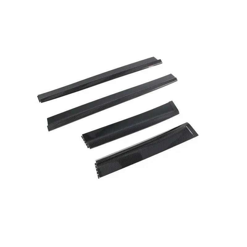 Paktechz Dry Carbon Fiber Body Kit Lower Door Guard Molding Trims - Porsche Cayenne 9Y0 Coupe 9Y3