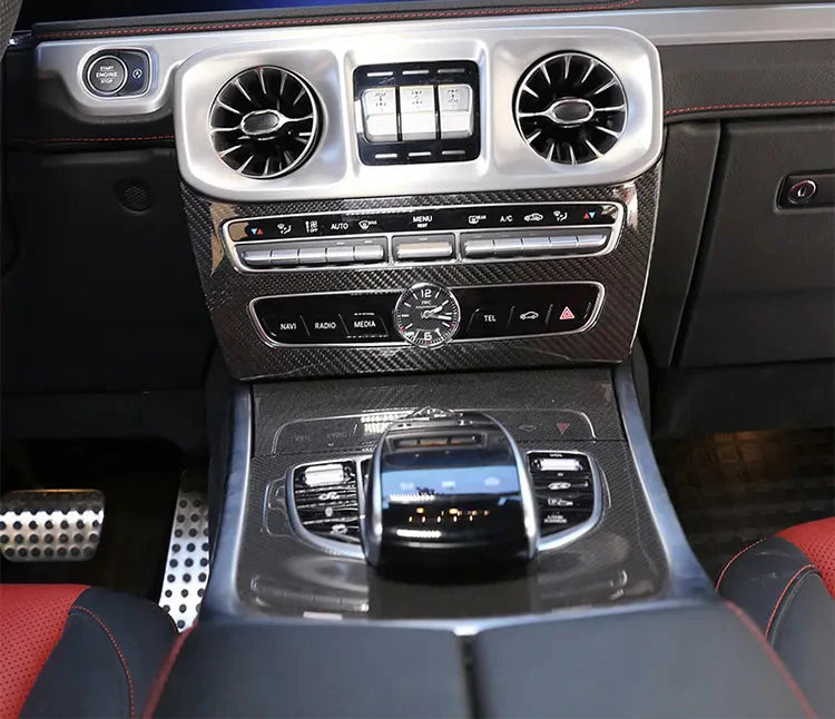 Carbon Fiber Center Console Gear Shift Panel - Mercedes-Benz G Class W463 2019-2023