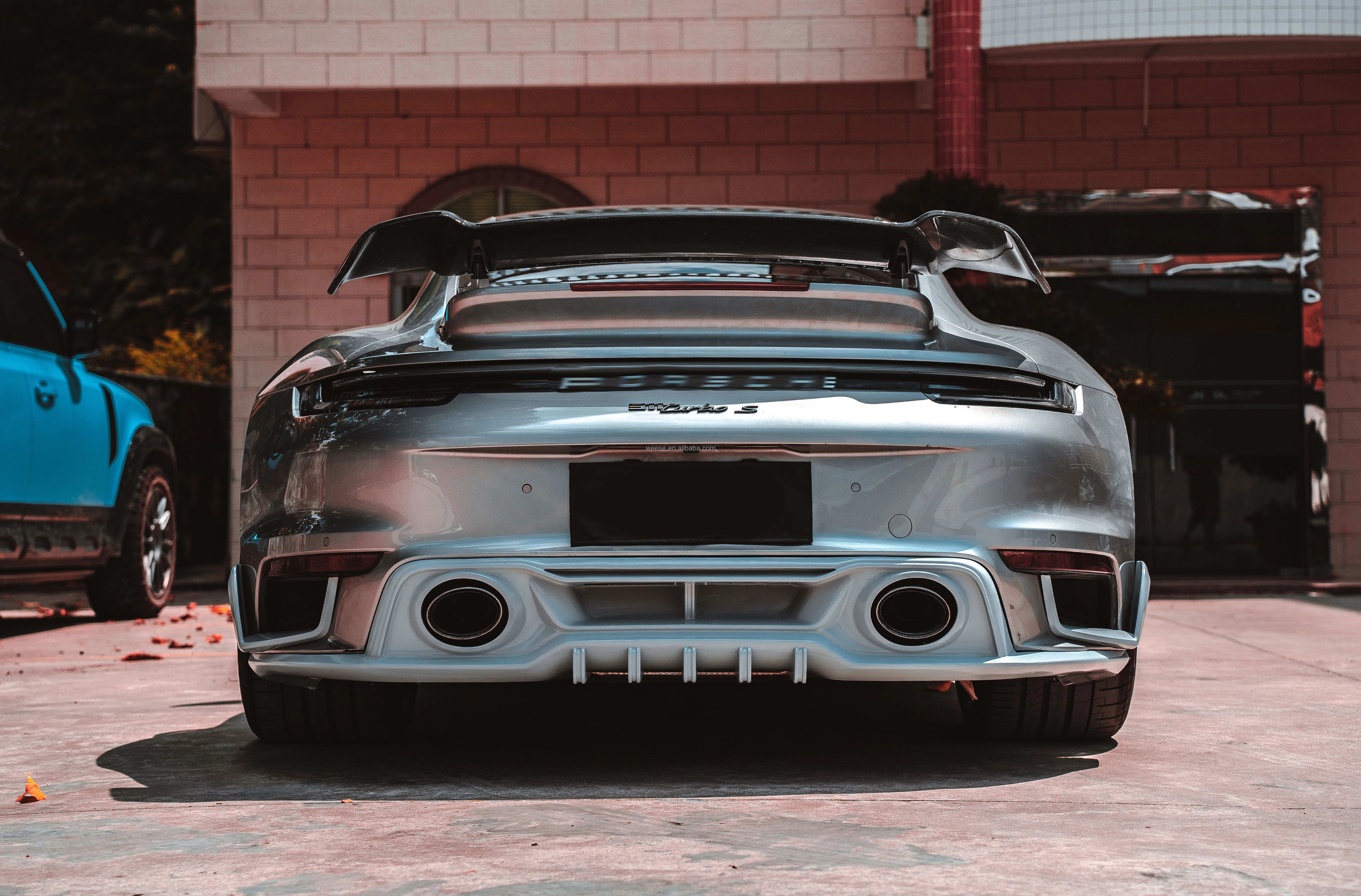 Prepreg Carbon Fiber Wing - Porsche 911 992 Turbo S
