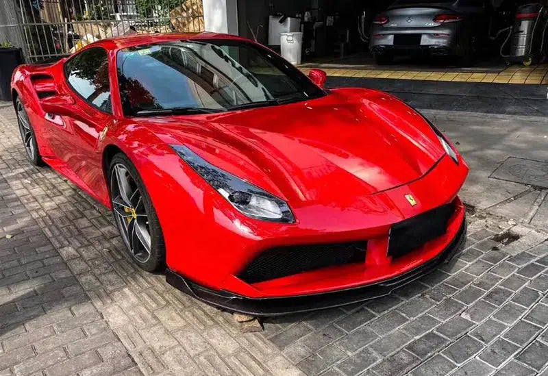 Ferrari 488 Carbon Fiber Artisan AP Front Lip