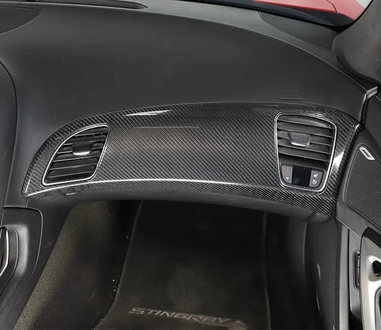 Carbon Fiber Interior Dash Board AC Instrument panel Cover - Corvette C7 Z06