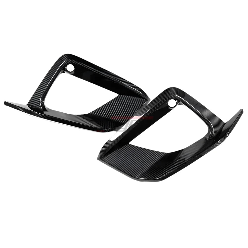 Carbon Fiber Front Fog Light Grille Cover Trim - Acura Integra Type S 2023-2025