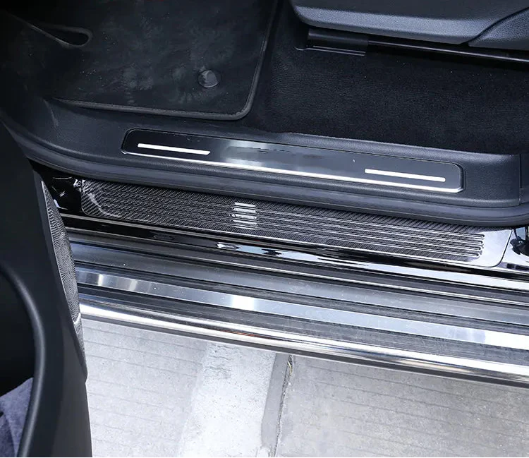 Carbon Fiber Threshold Panel Anti-scratch Door Sill - Mercedes-Benz G-Class 2019-2023