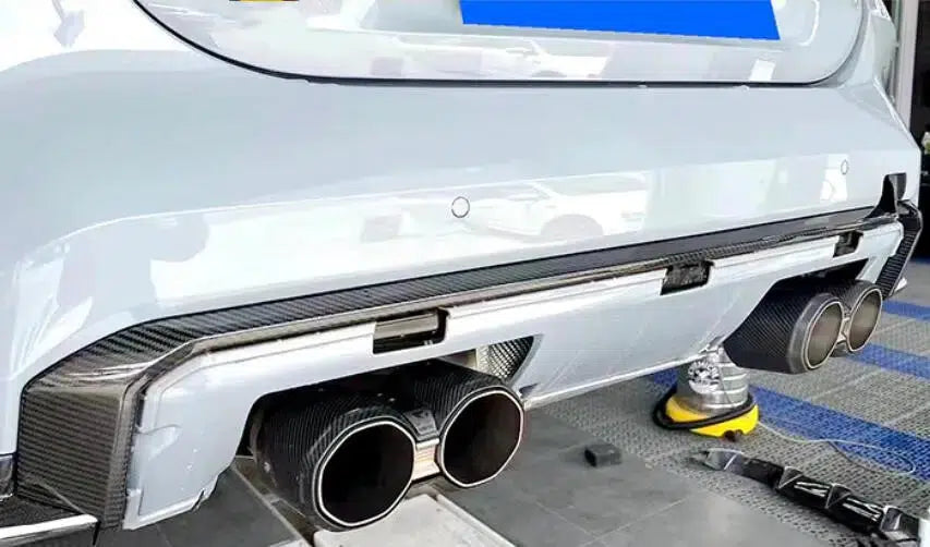 BMW G80 M3/G82/G83 M4 Carbon Fiber Rear Diffuser Garnish Trim Replacement