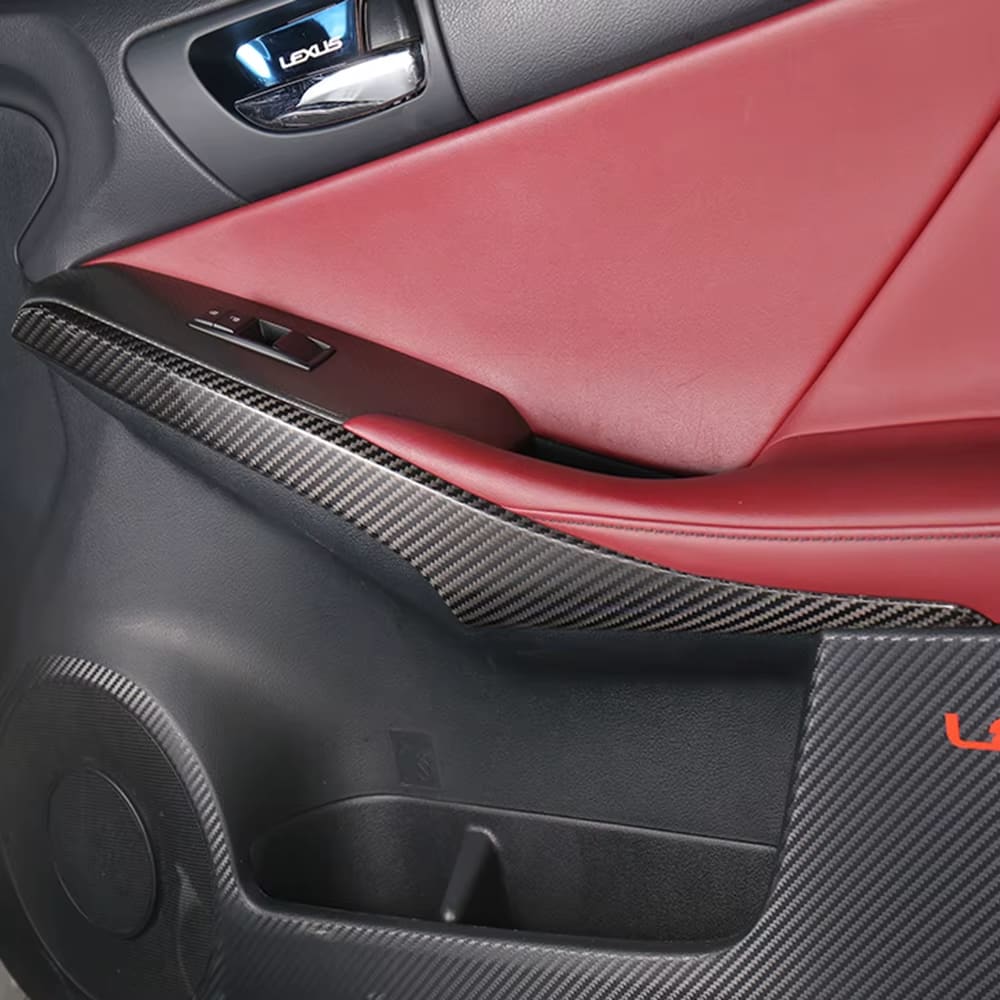 Carbon Fiber Interior Door Panel Trim Set -  Lexus IS 300 350 IS250 200t 350F F Sport 2013-2019