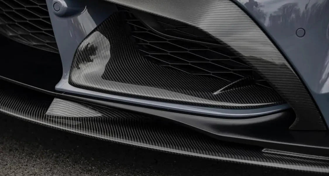 Carbon Fiber Front Bumper Splitter Trim - Toyota Supra  A90 A91 Mk5