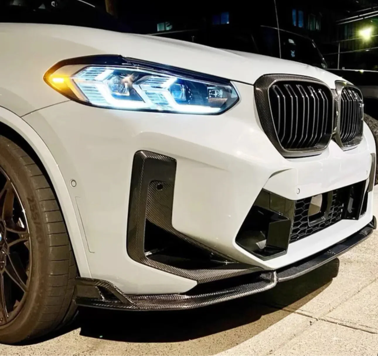 Carbon Fiber Front Bumper Lower Air Vent Duct - BMW X3M F97 X4M F98
