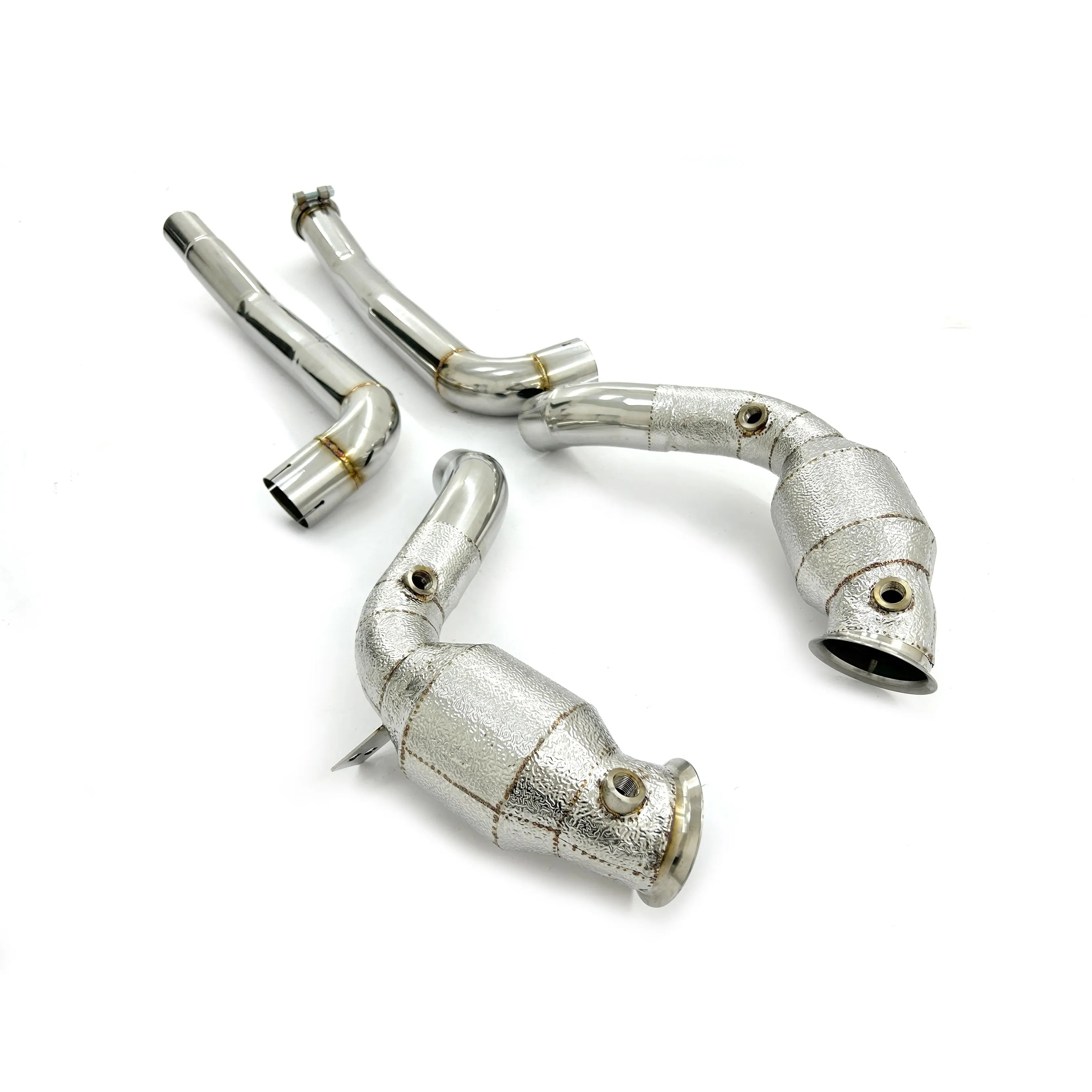 Sport Downpipes w/ HeatShield - Mercedes-Benz AMG GT GTC GTR GTS 4.0T
