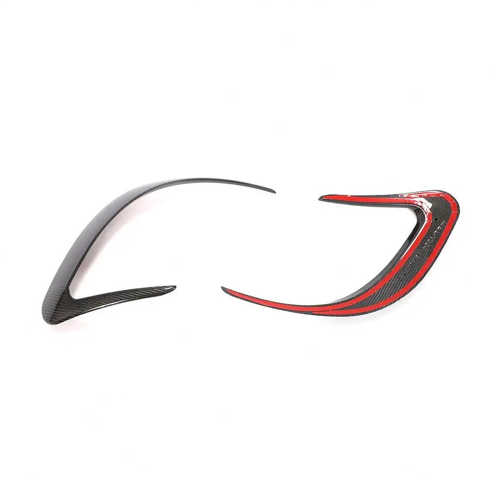 Carbon Fiber Rear Bumper Trims -  Mercedes Benz AMG GT X290 Coupe GT43 GT50 GT53 2018 - 2021