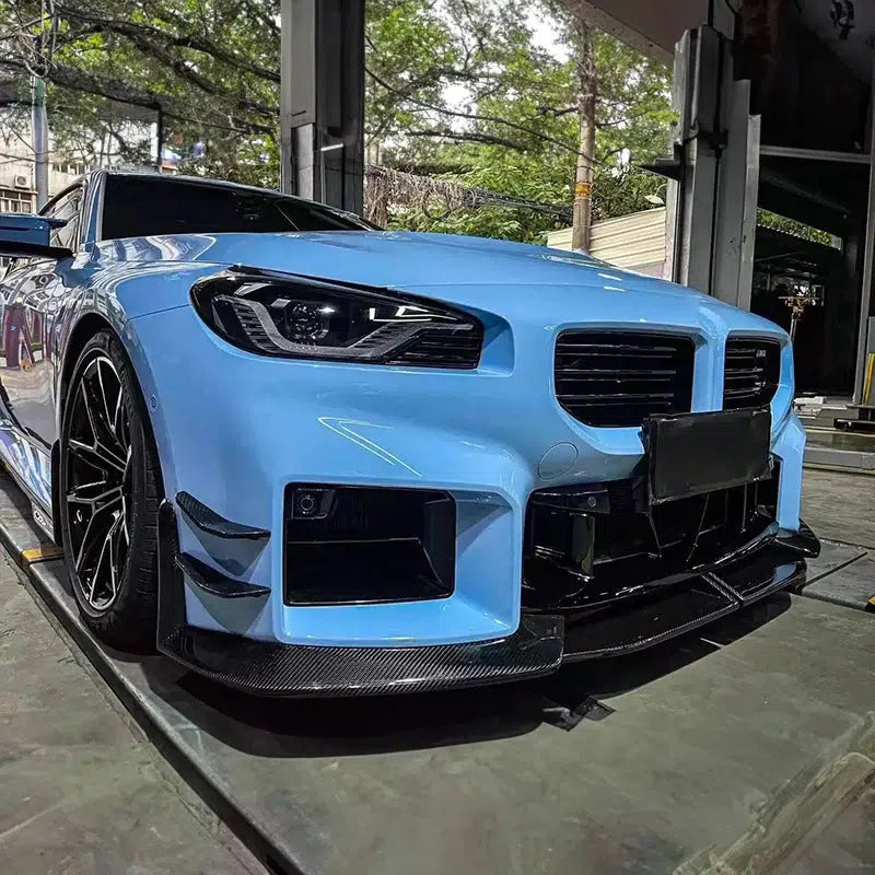 BMW G87 Carbon Fiber Front Splitter Canards