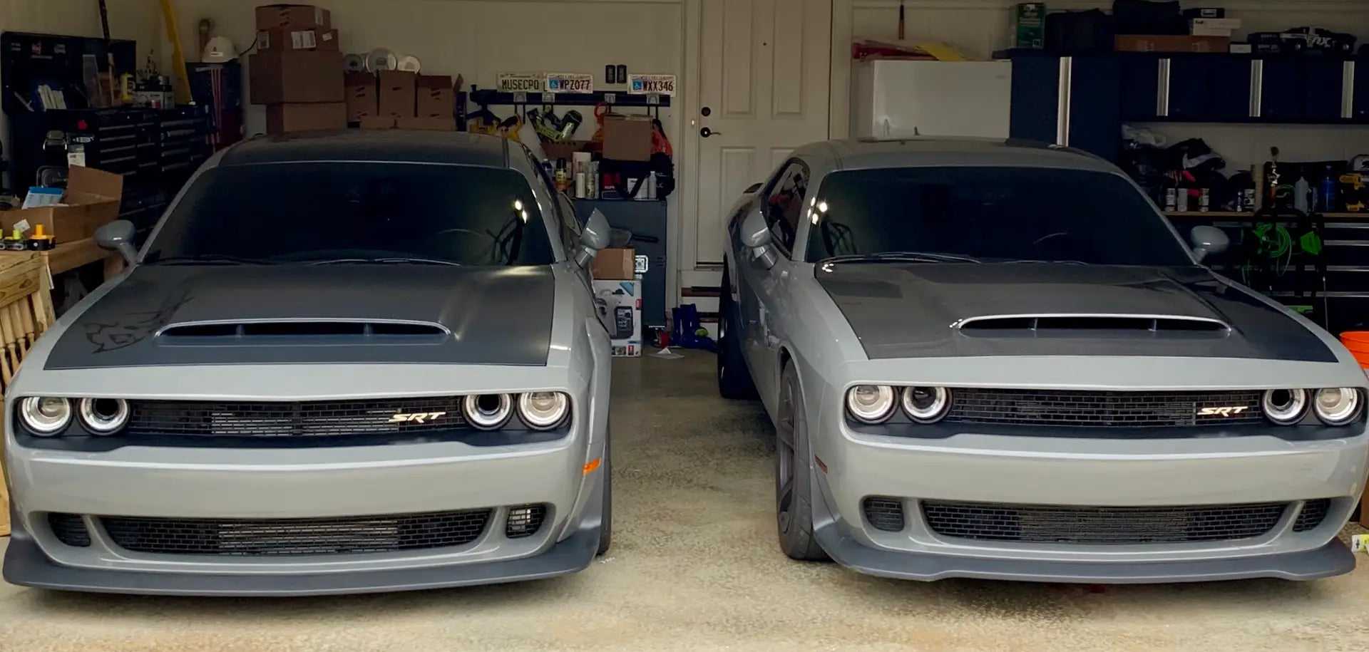 Carbon Fiber Demon Style Front Hood Bonnet - 2008-21 Dodge Challenger