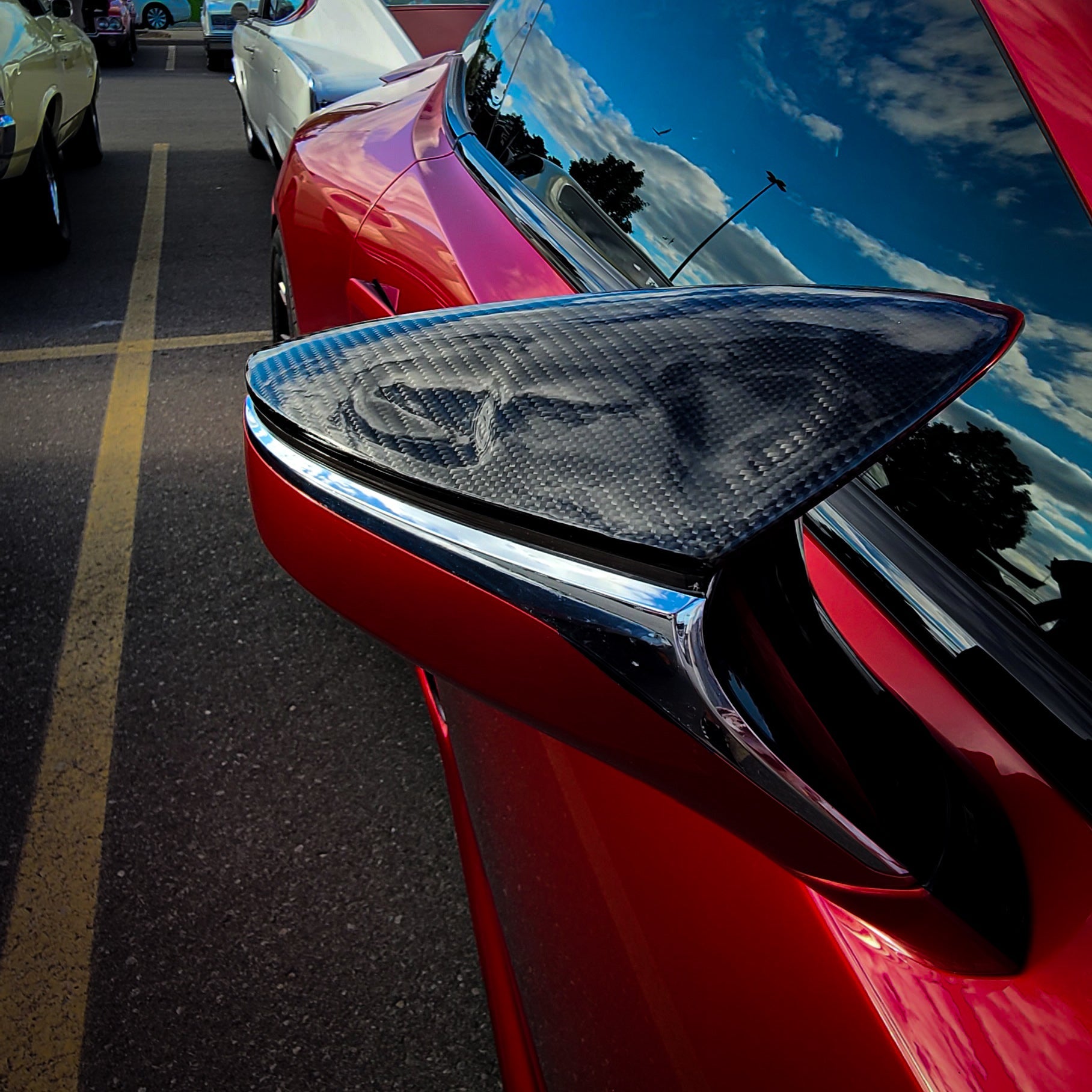 Carbon Fiber Mirror Cap Set Cover - 2019-2024 LEXUS ES UX RC LS LC