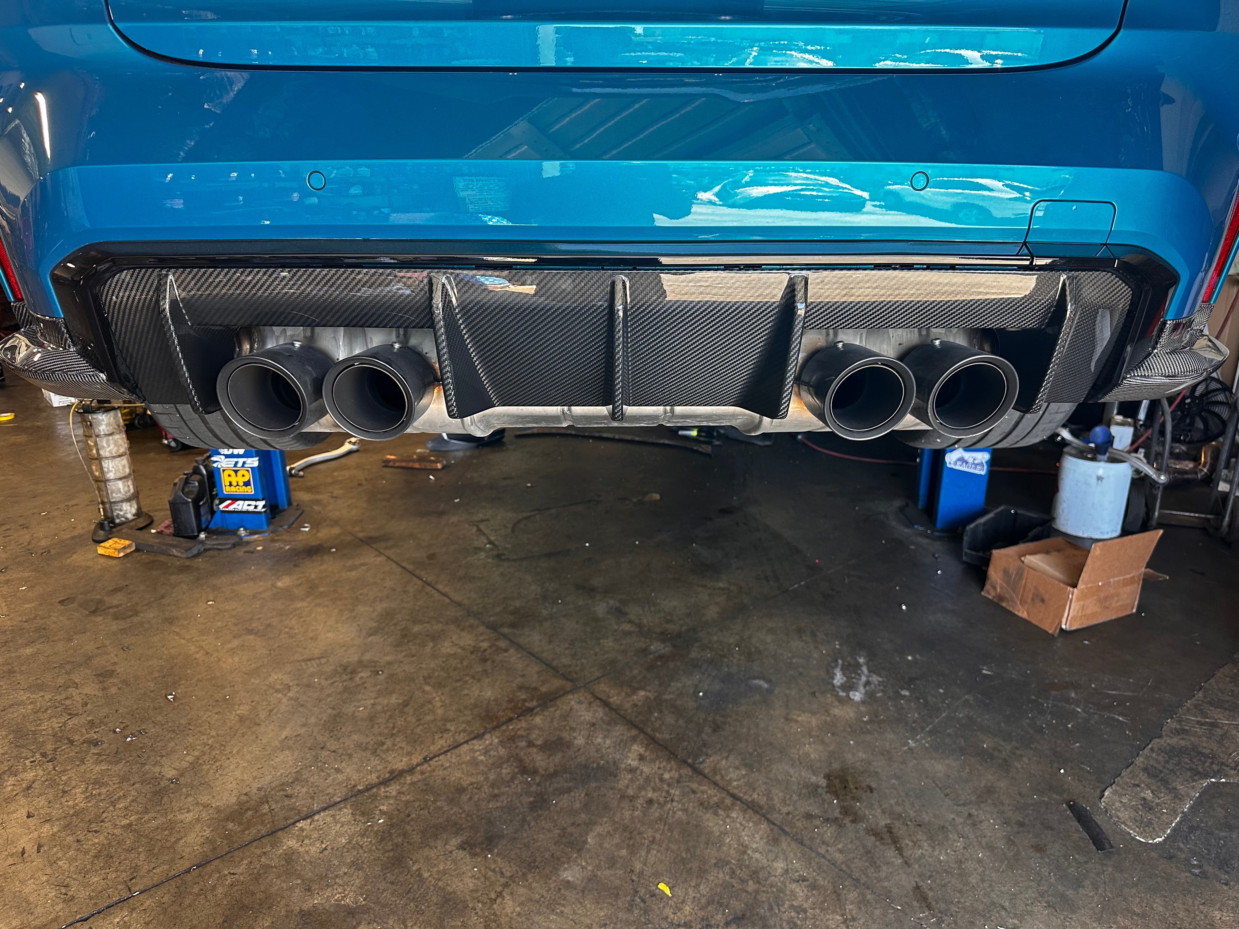 OEM Style Carbon Fiber Rear Diffuser - BMW G80 M3 & G82/G83 M4