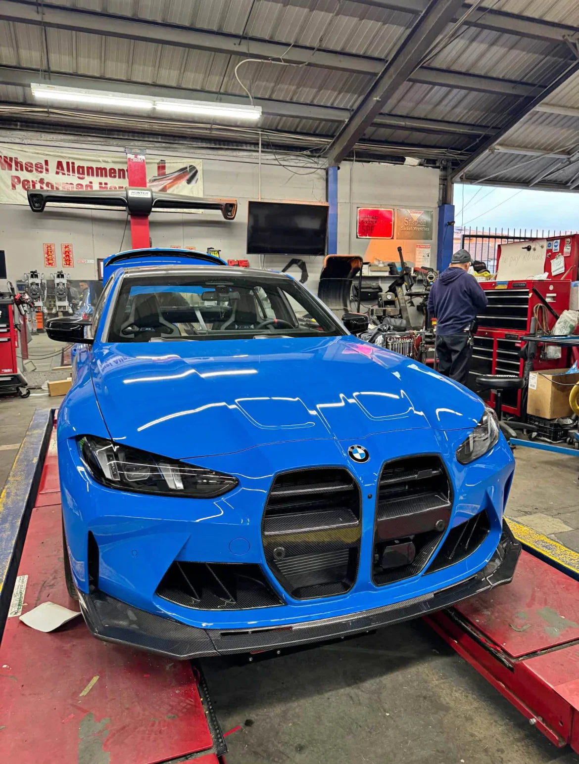 R Style Twin Fin Dry Carbon Fiber Air Ducts - BMW G80/G81/G82/G83 M3 & M4