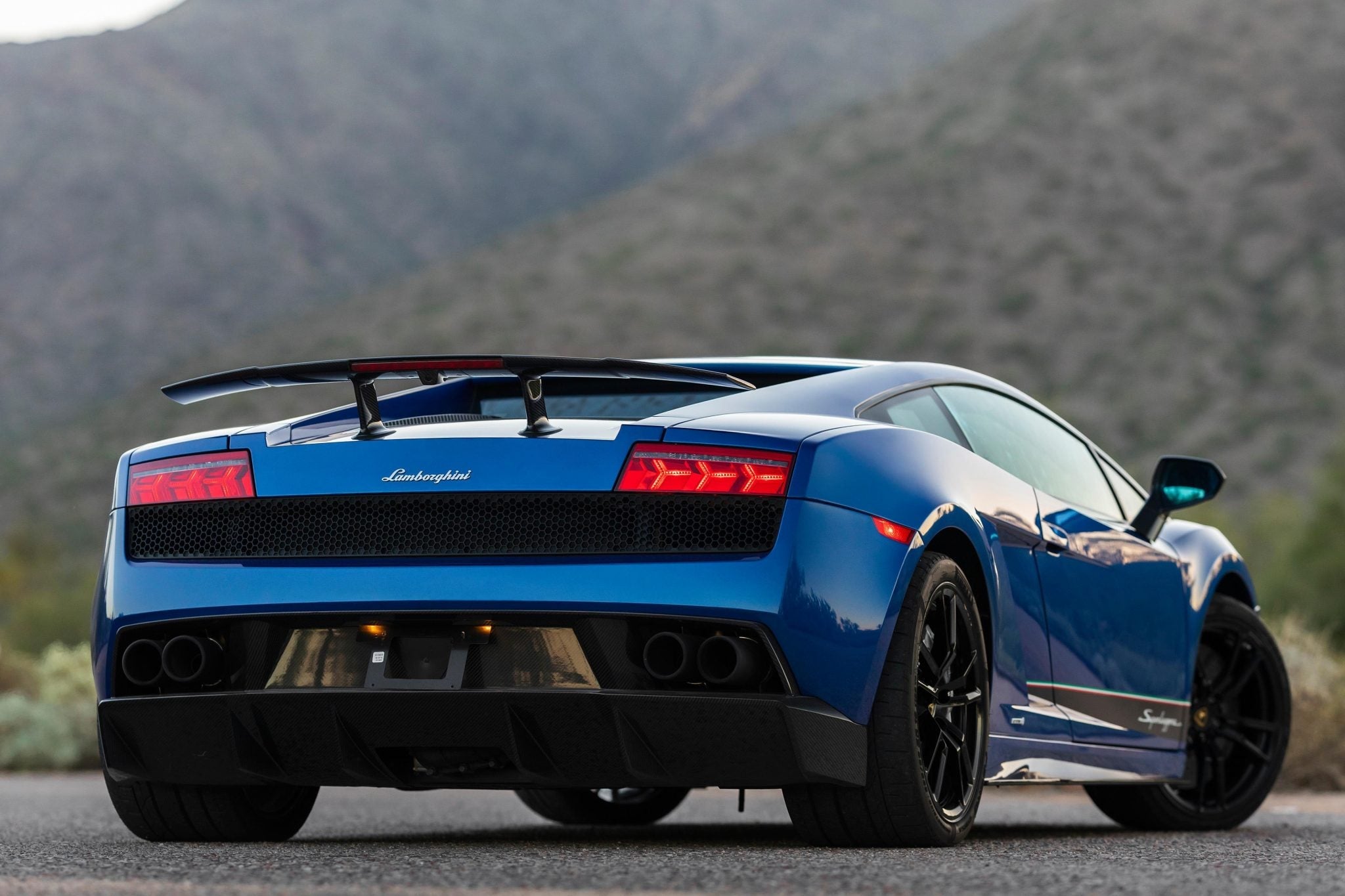 SP Style Carbon Fiber Rear Wing - Lamborghini Gallardo LP550 / LP560 / LP570