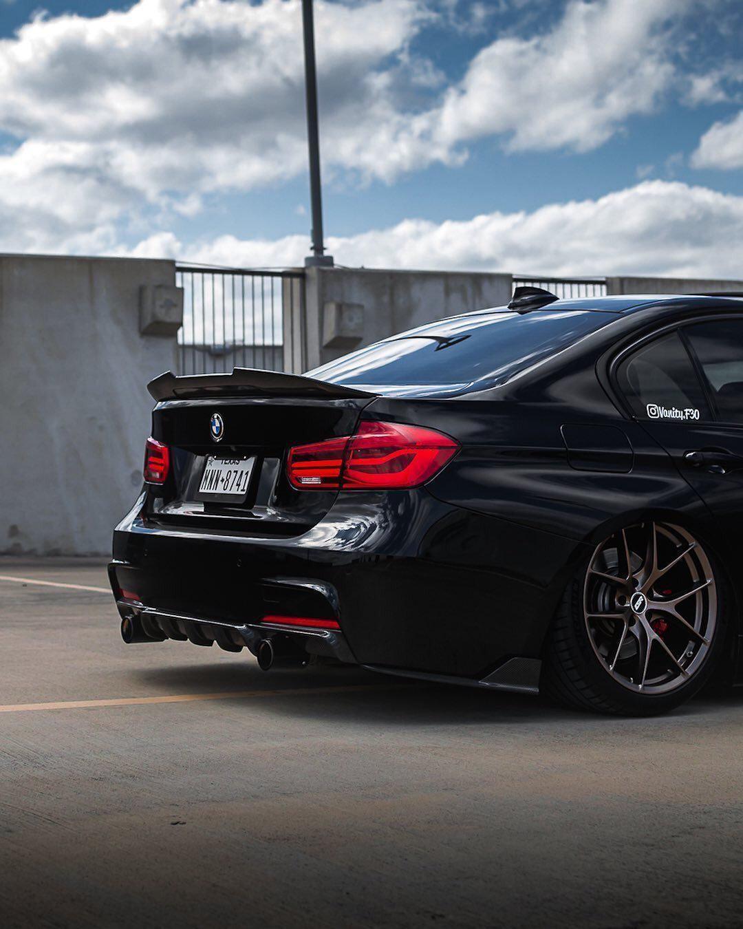 MP Style Carbon Fiber Rear Diffuser - BMW F30 3 Series