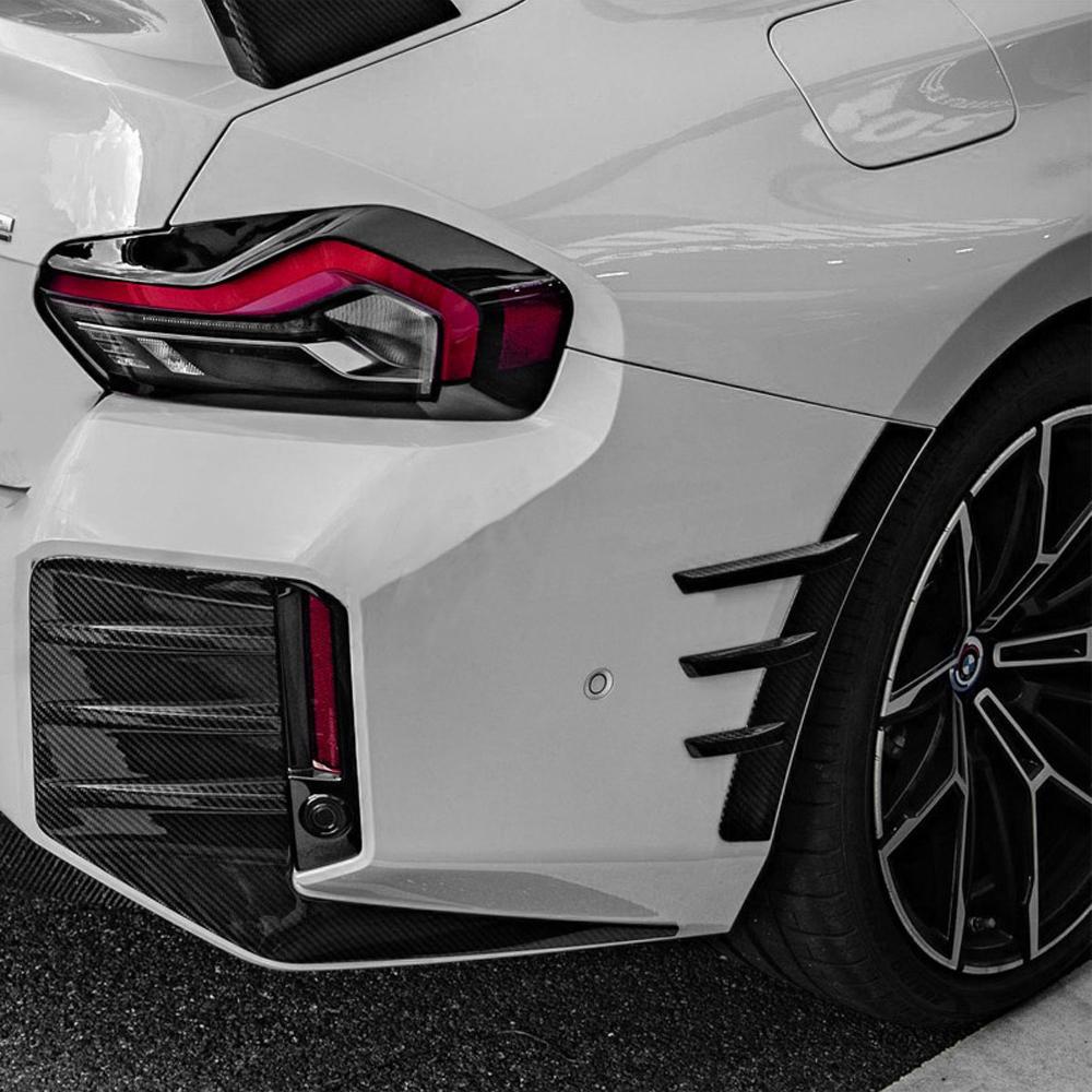 MP Style Carbon Fiber Rear Fender Arch Trim - BMW G87 M2