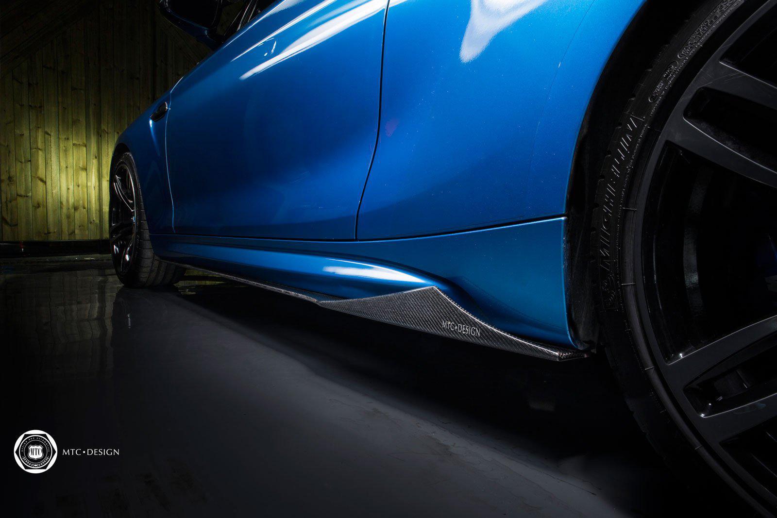MTC Style Carbon Fiber Side Skirts - BMW F87 M2