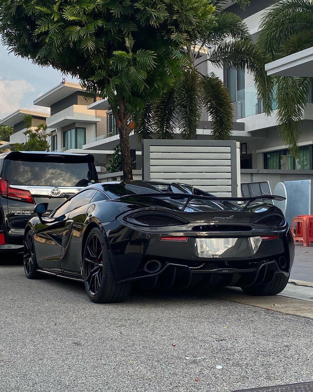 N Style Carbon Fiber Rear Wing - McLaren 570S/570GT/540C