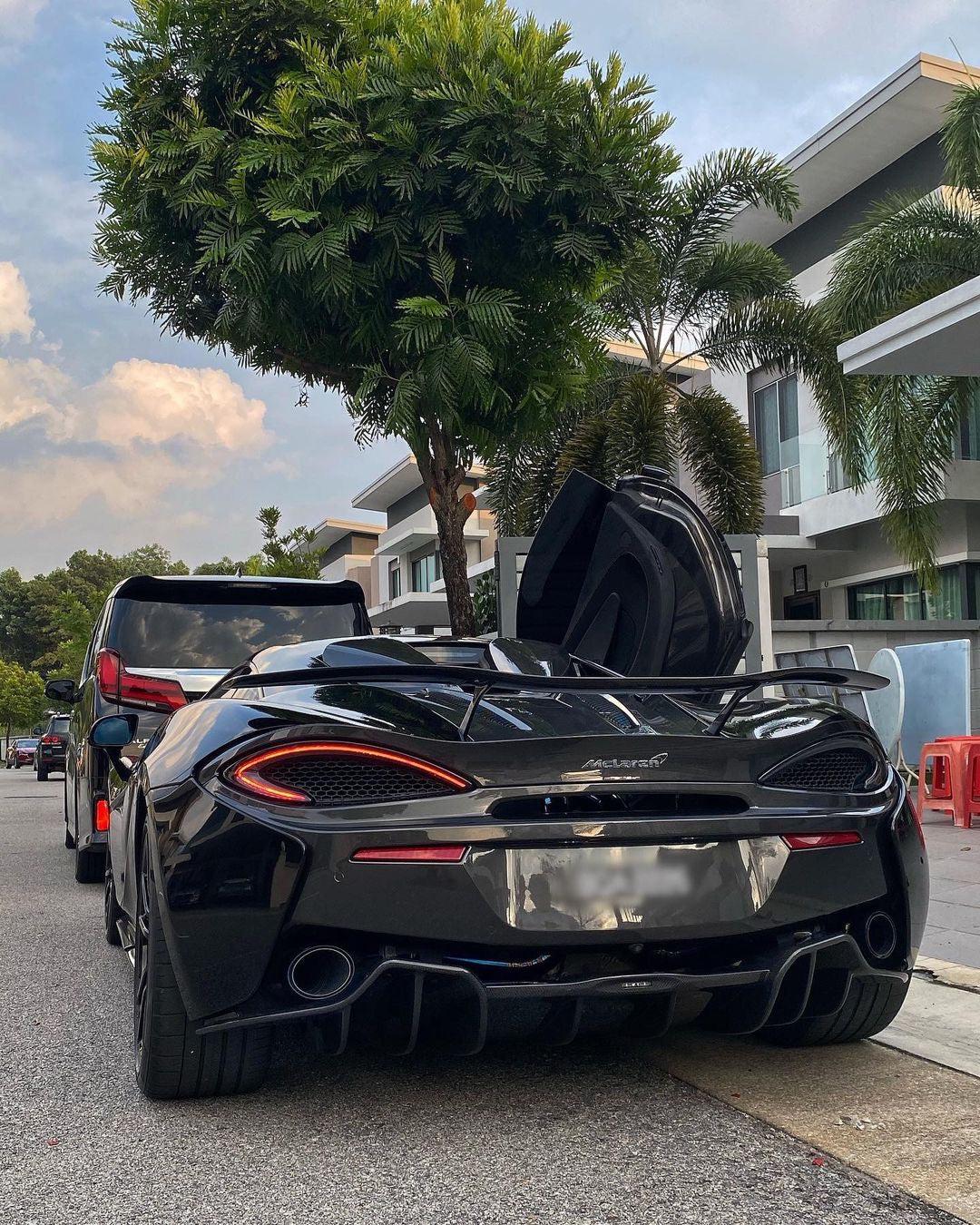 N Style Carbon Fiber Rear Wing - McLaren 570S/570GT/540C