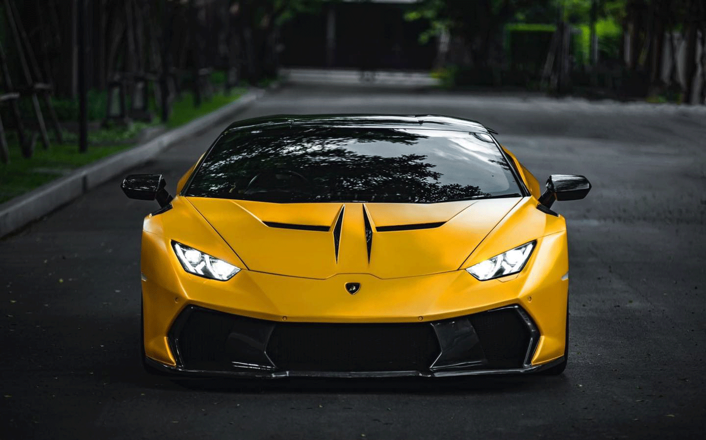 Lamborghini Huracan Lp580/LP610 Artisan FRP/Carbon Fiber Front Bumper