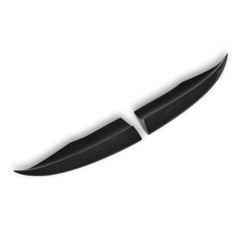 RS3 Style Carbon Fiber Rear Splitters - Audi S3 / A3 S Line