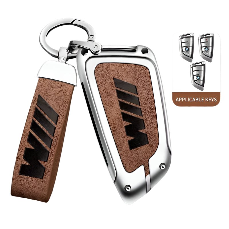 Luxury Leather KeyFob Keychain Shell Cover - BMW G Chassis