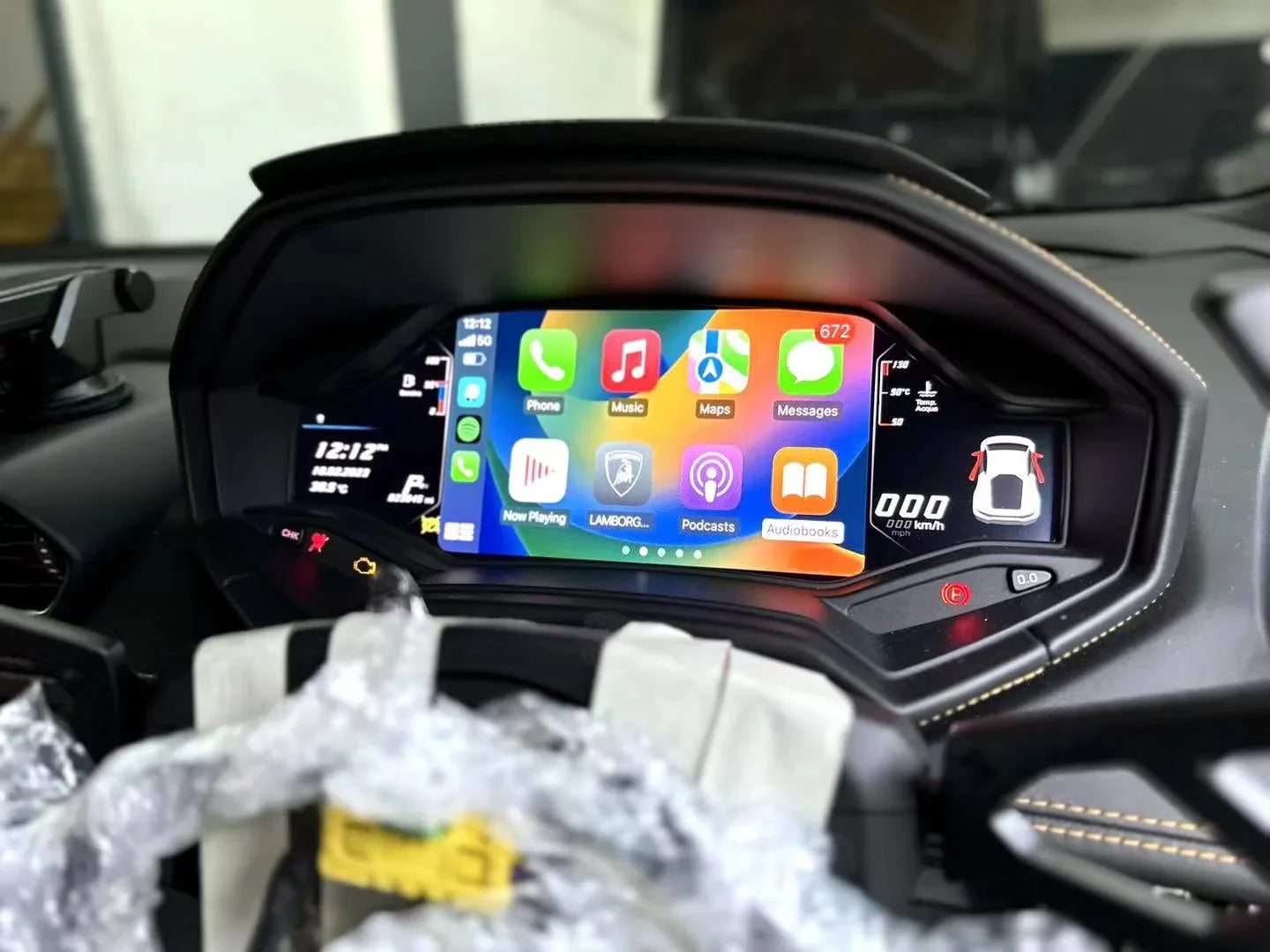 Apple Carplay & Android Auto Retrofit Head Unit - Lamborghini