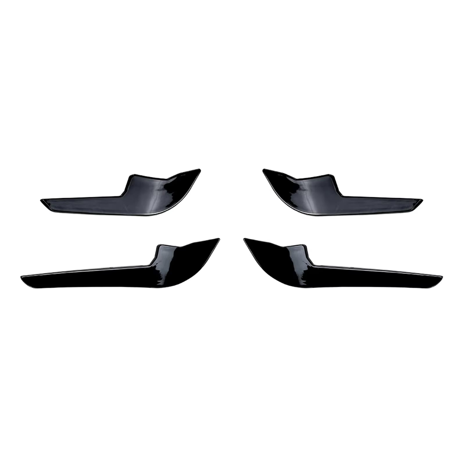 Gloss Black Aerodynamic Front Canard - Audi RS3 8Y 2021-2024 Sedan