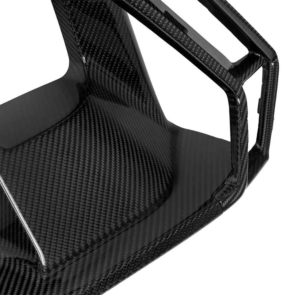 Prepreg Carbon Fiber Front Bumper Vent Center Trim - BMW M5 G90 G99