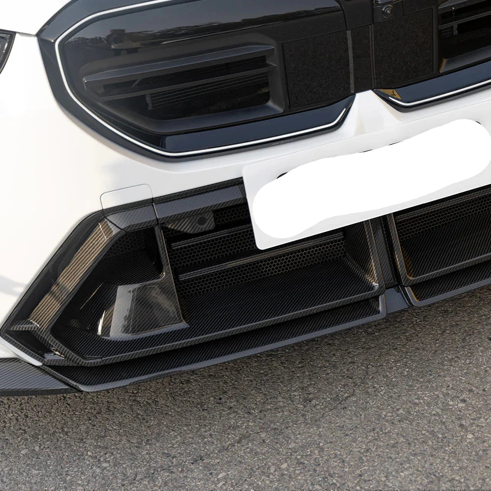 Prepreg Carbon Fiber Front Bumper Vent Center Trim - BMW M5 G90 G99