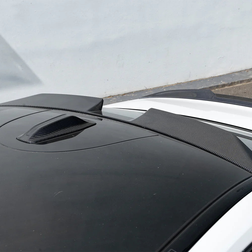 Preprep Carbon Fiber SQ Rear Roof Spoiler - BMW 5 Series G60 5 Series / M5 G90